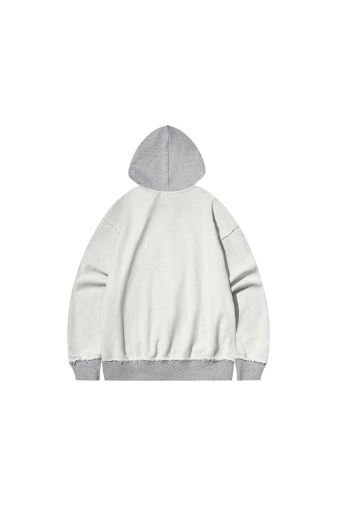 Embroidered Pattern Hooded Knitted Cardigan